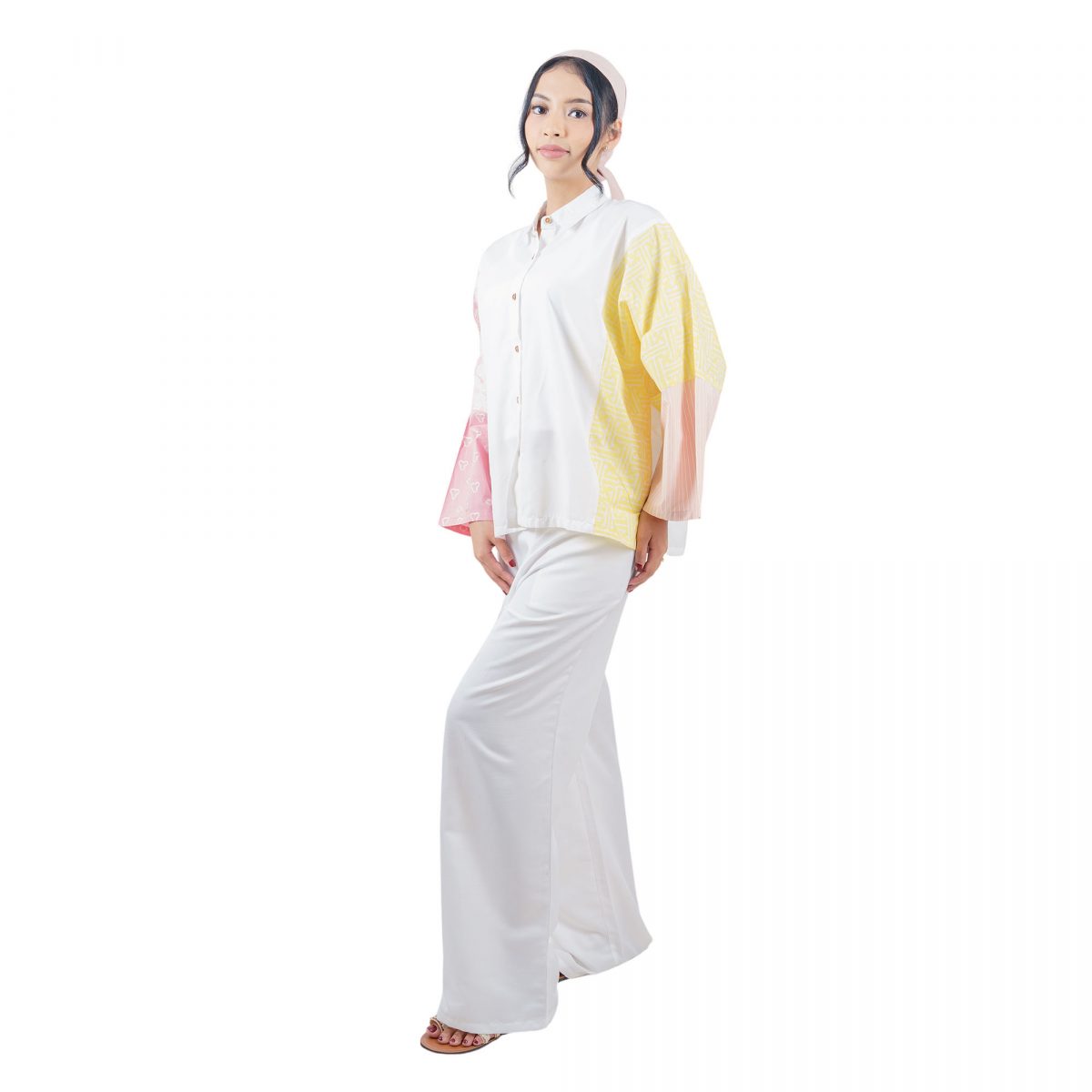 Caroline Shirt Cream Pink - Image 4