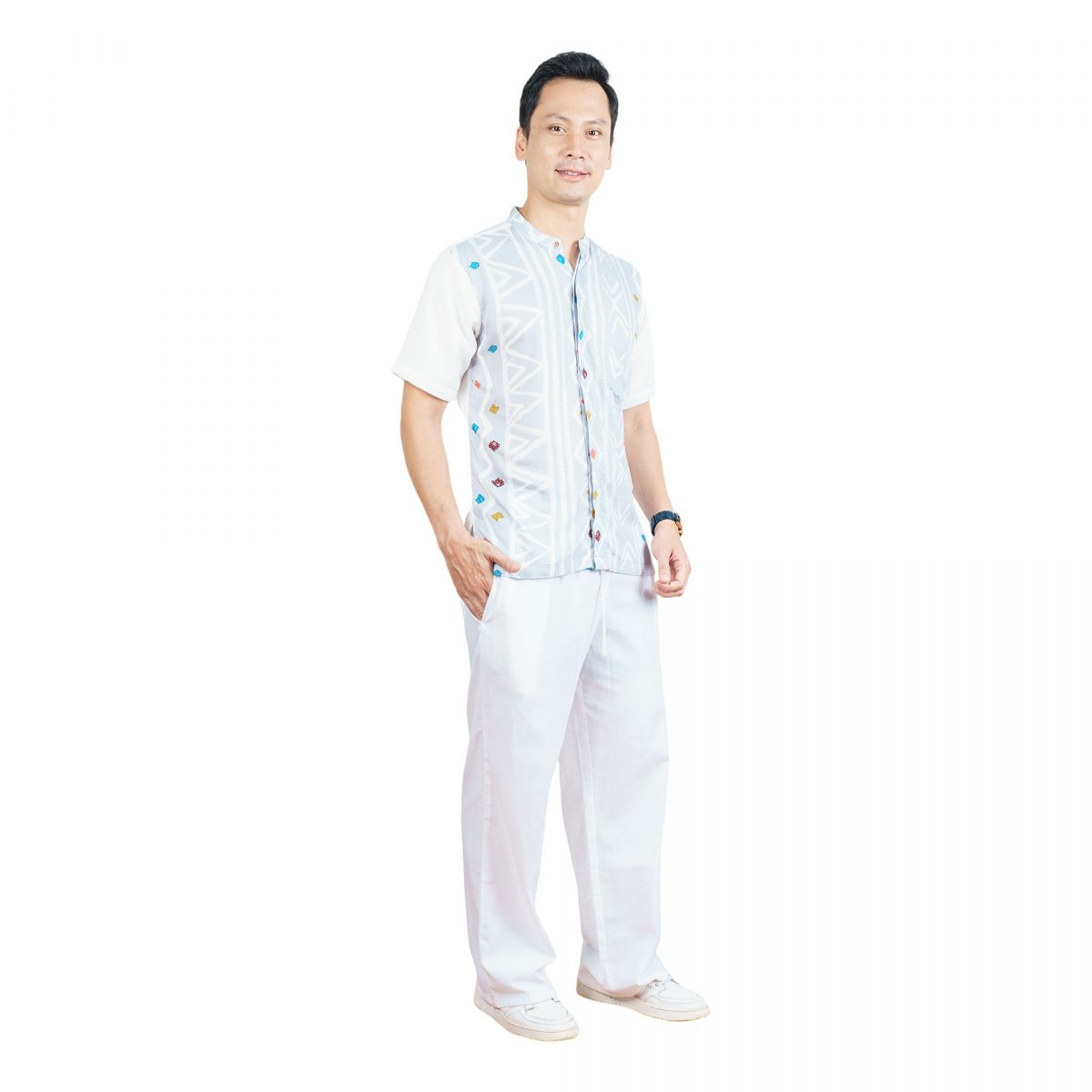 Nikko Shirt Grey - Image 3