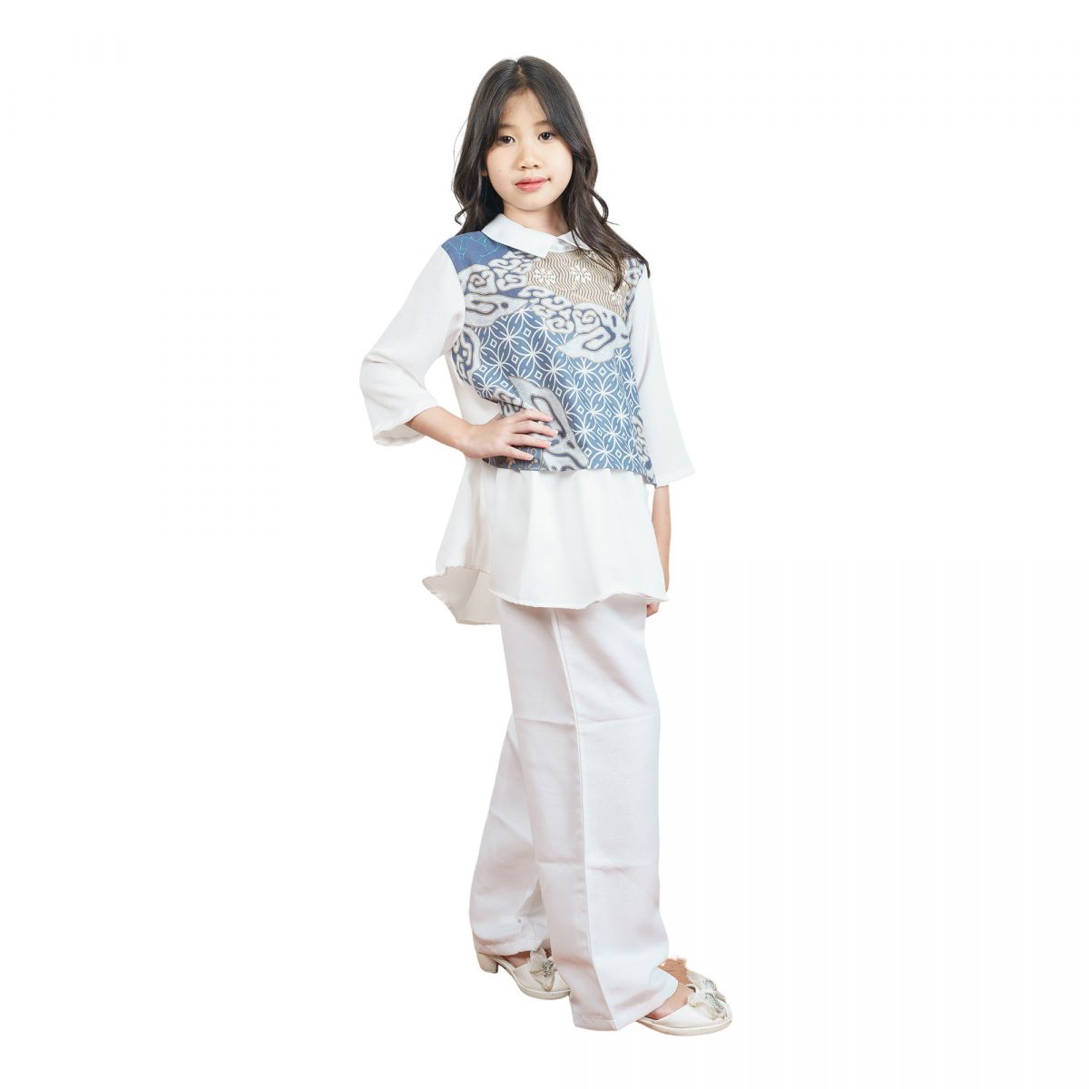 Gabriella Blouse Kids Grey - Image 3