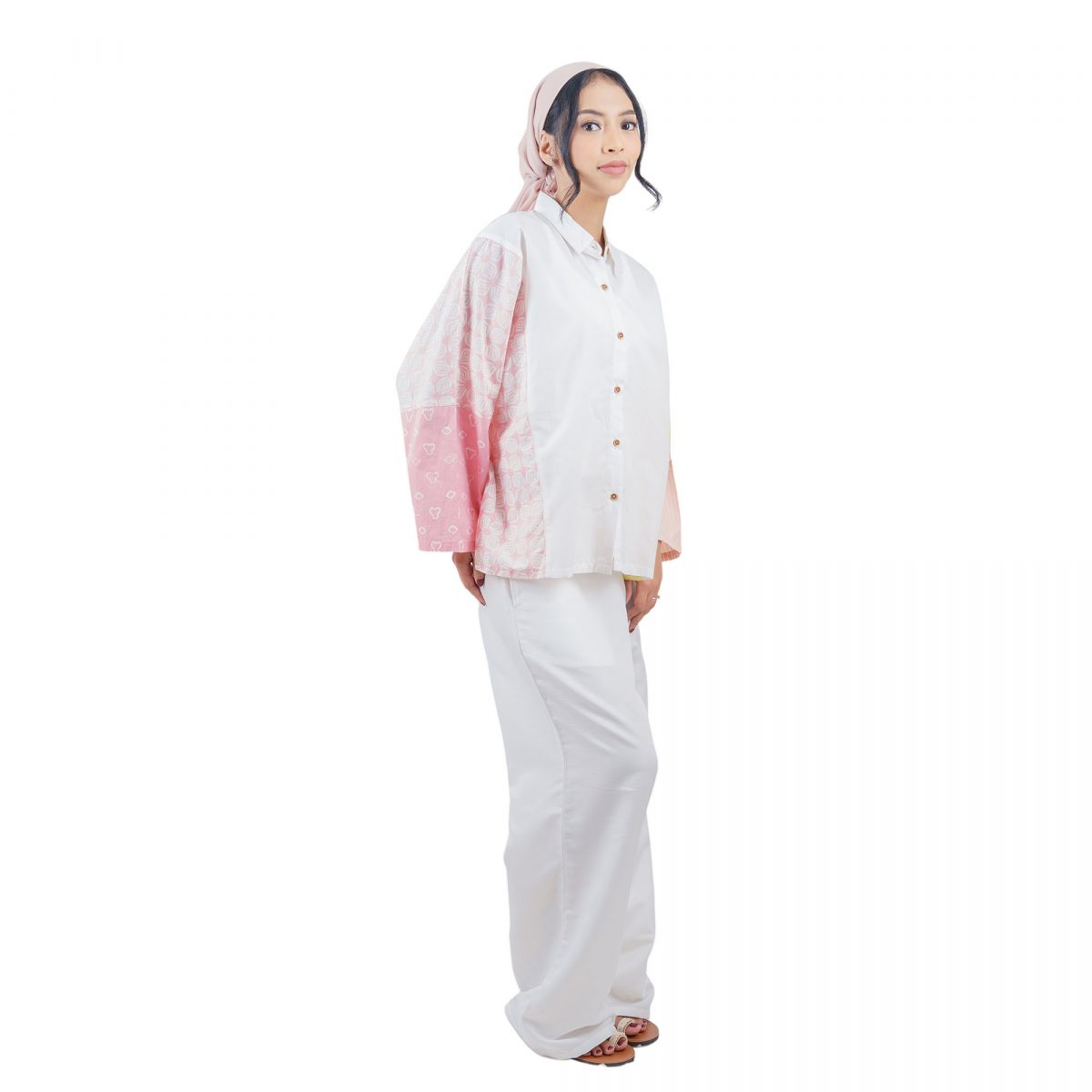 Caroline Shirt Cream Pink - Image 3