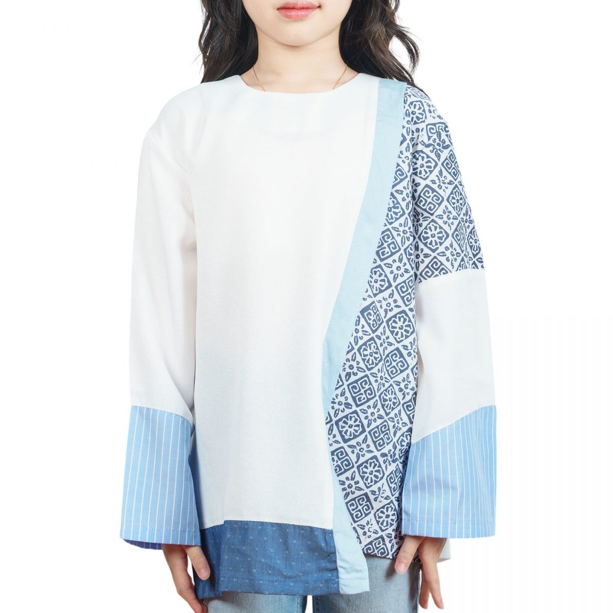 Elina Blouse Kids Broken White - Image 2