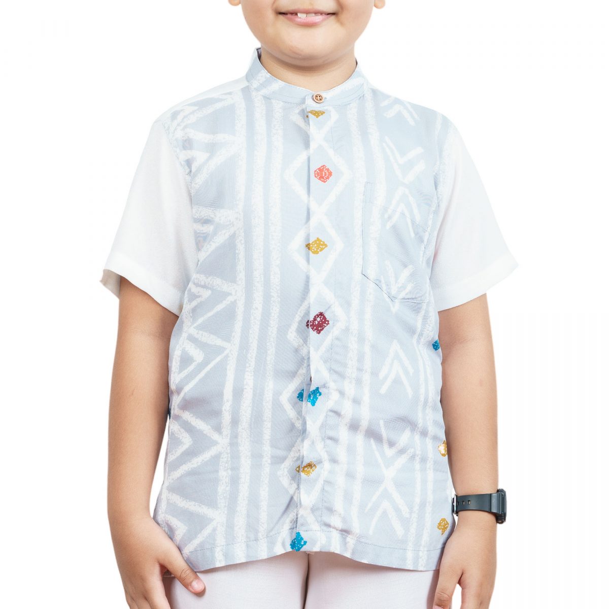 Nikko Shirt Kids Grey - Image 2