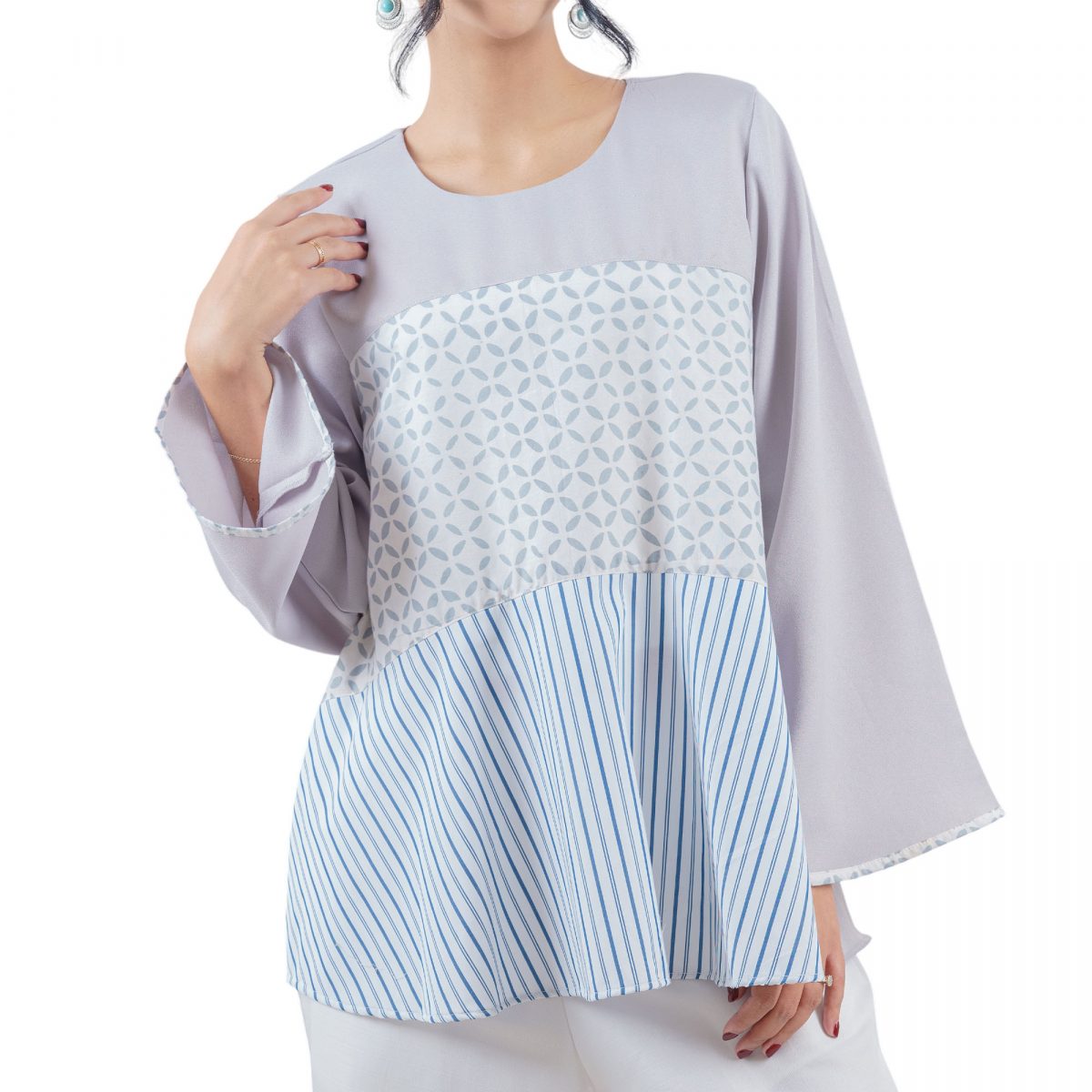 Gayatri Blouse Grey - Image 2