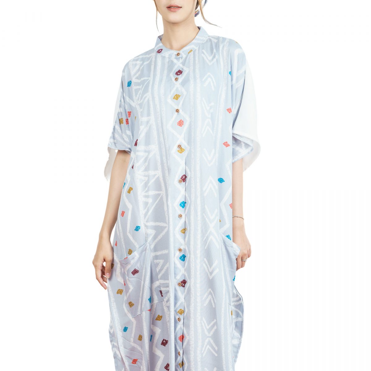 Nirwana Kaftan Grey - Image 2