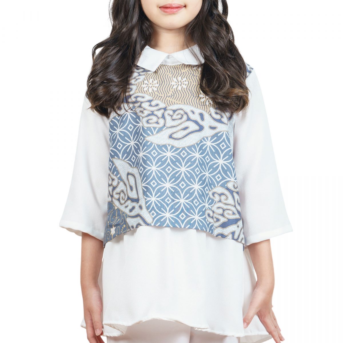 Gabriella Blouse Kids Grey - Image 2