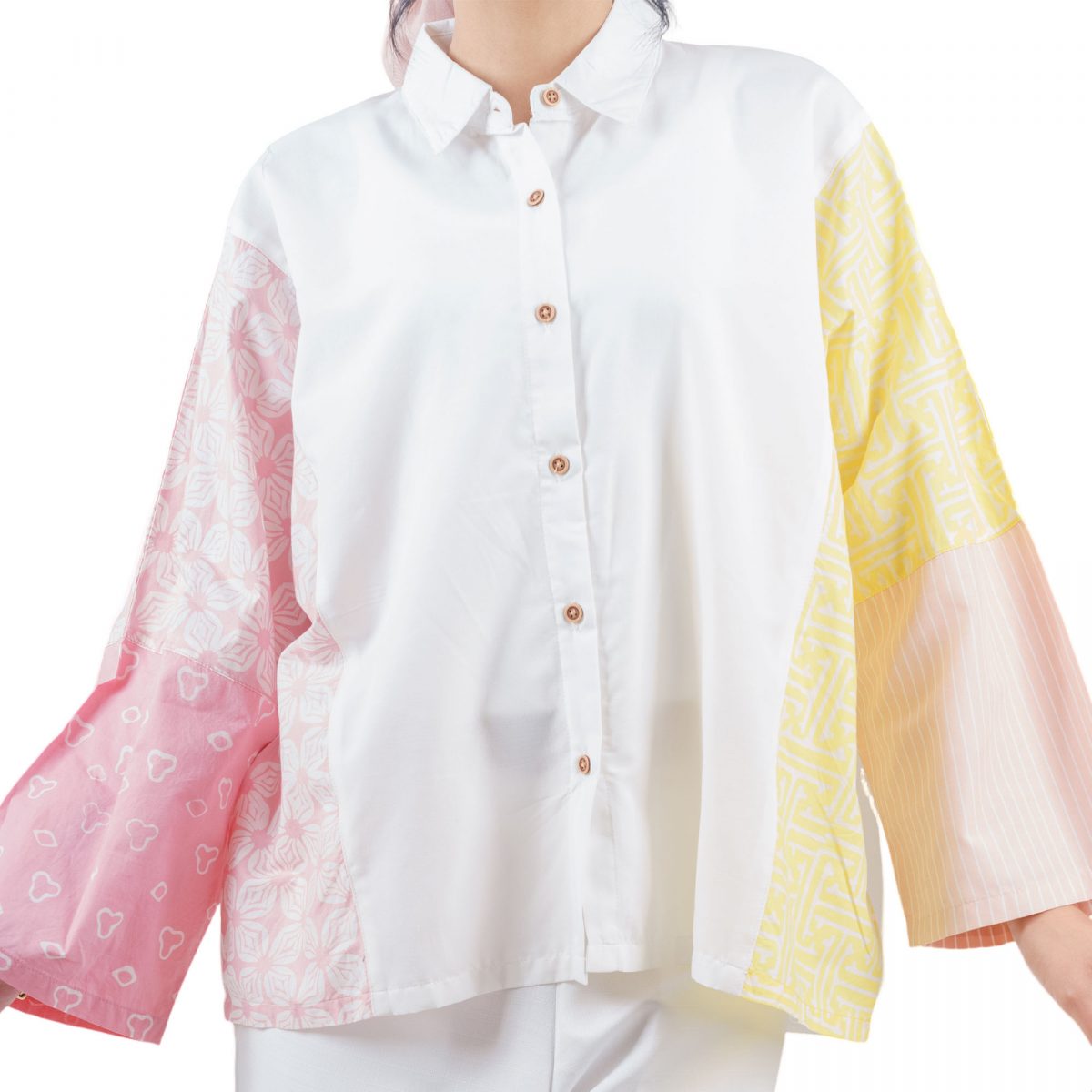 Caroline Shirt Cream Pink - Image 2
