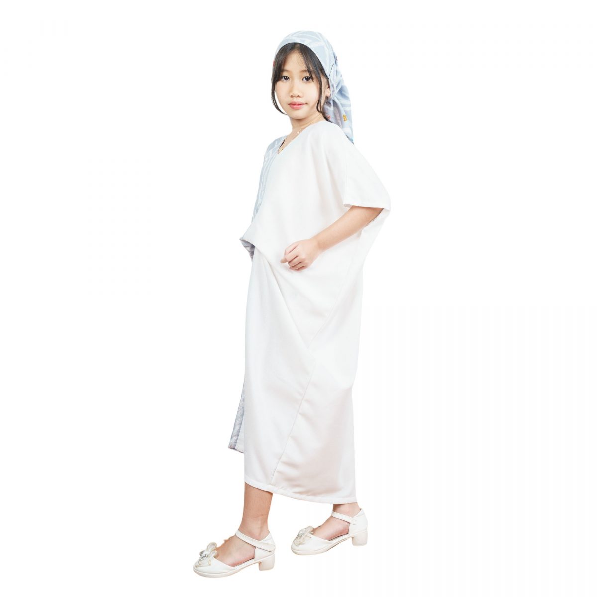 Dewayani Kaftan Kids Grey - Image 4