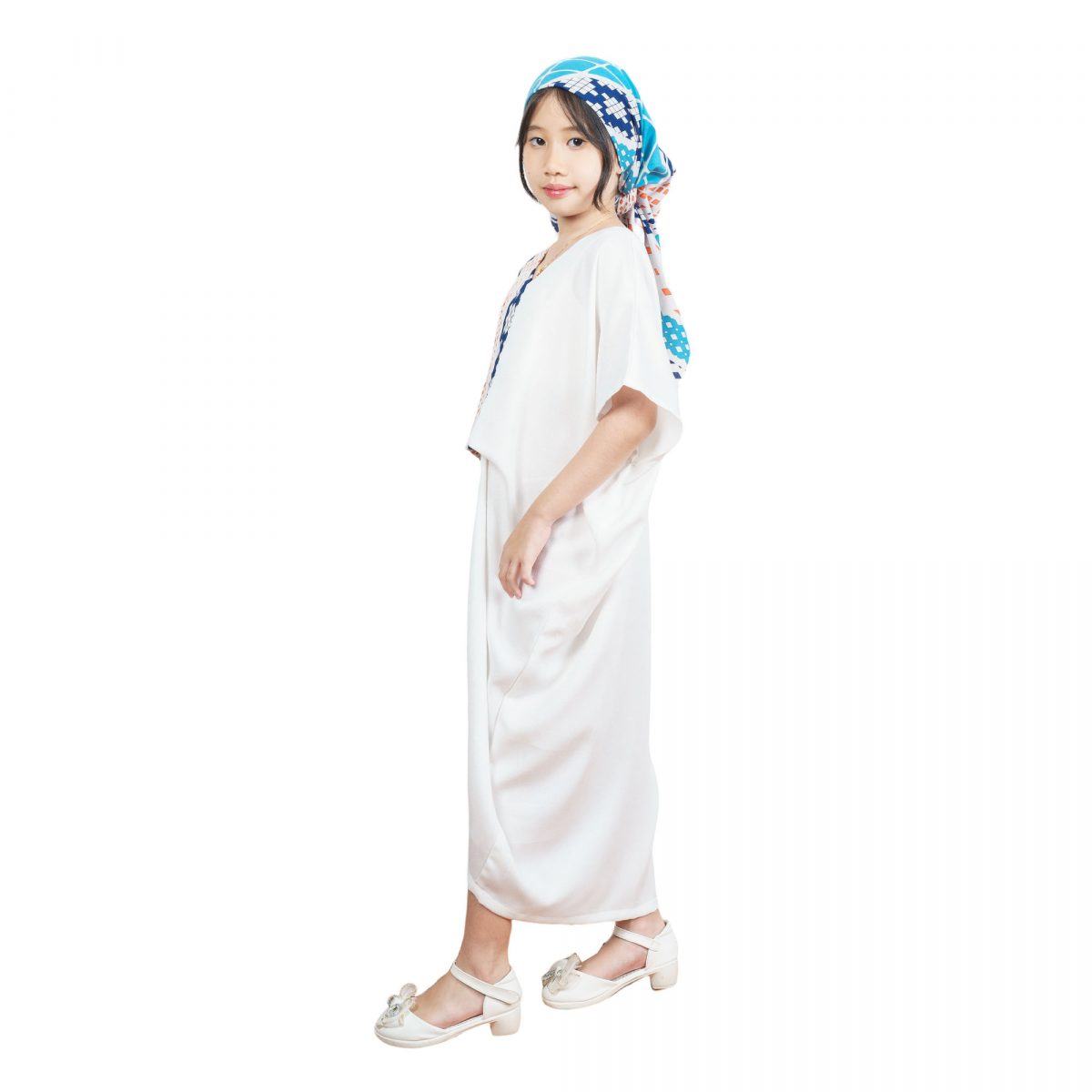 Dewayani Kaftan Kids Cream Tosca - Image 4