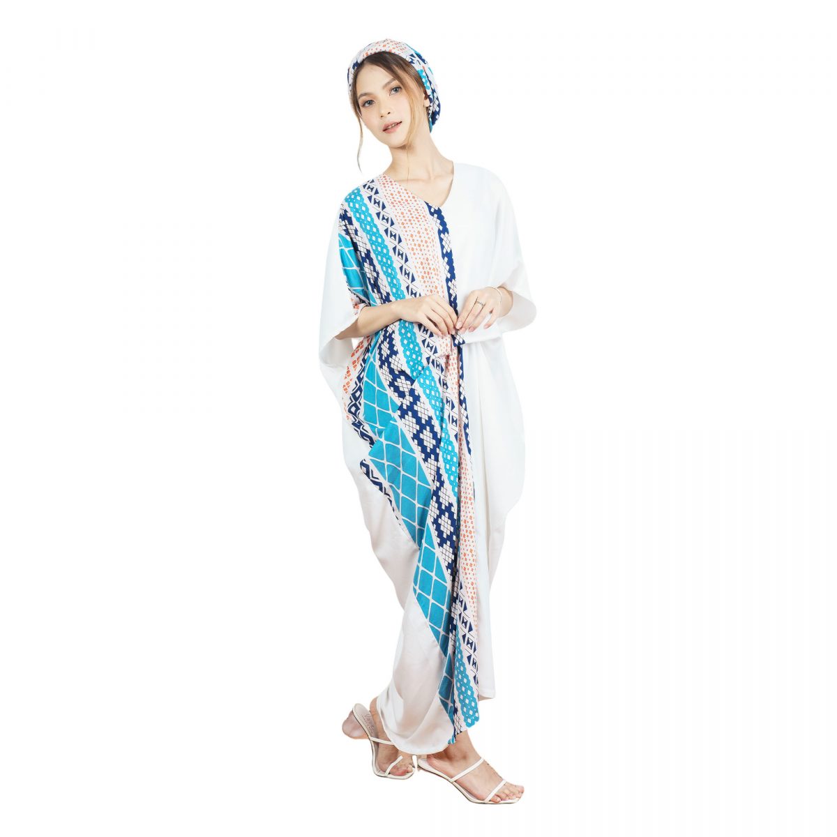 Dewayani Kaftan Cream Tosca - Image 3