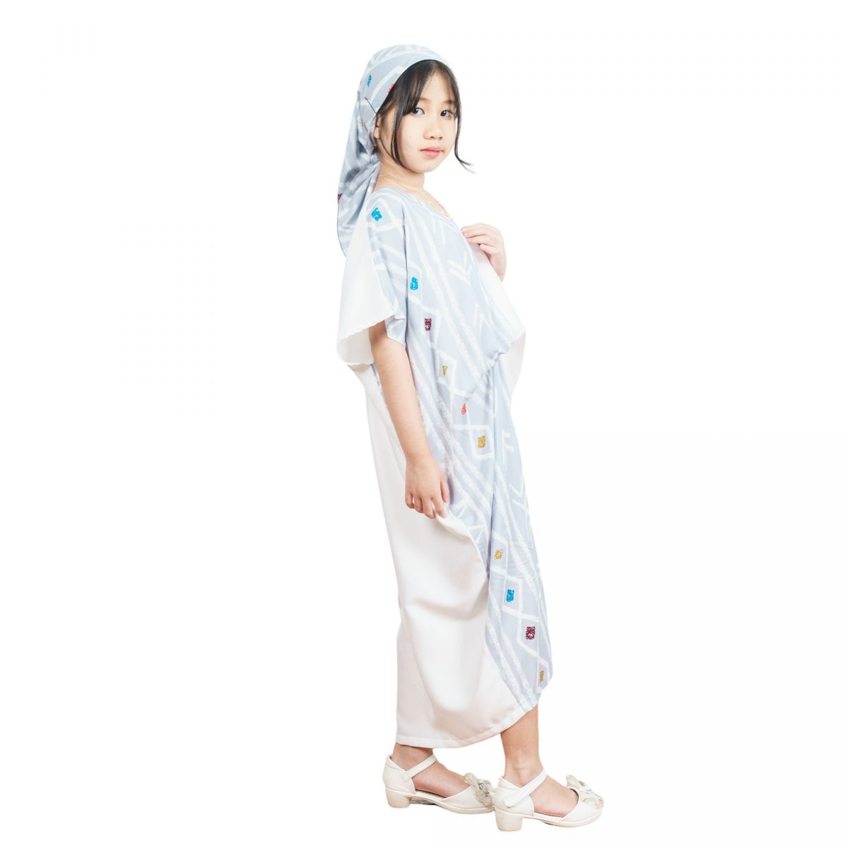 Dewayani Kaftan Kids Grey - Image 3