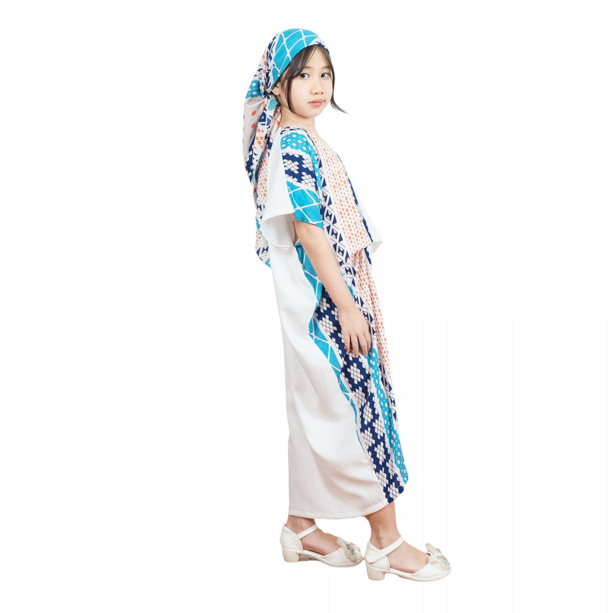 Dewayani Kaftan Kids Cream Tosca - Image 3