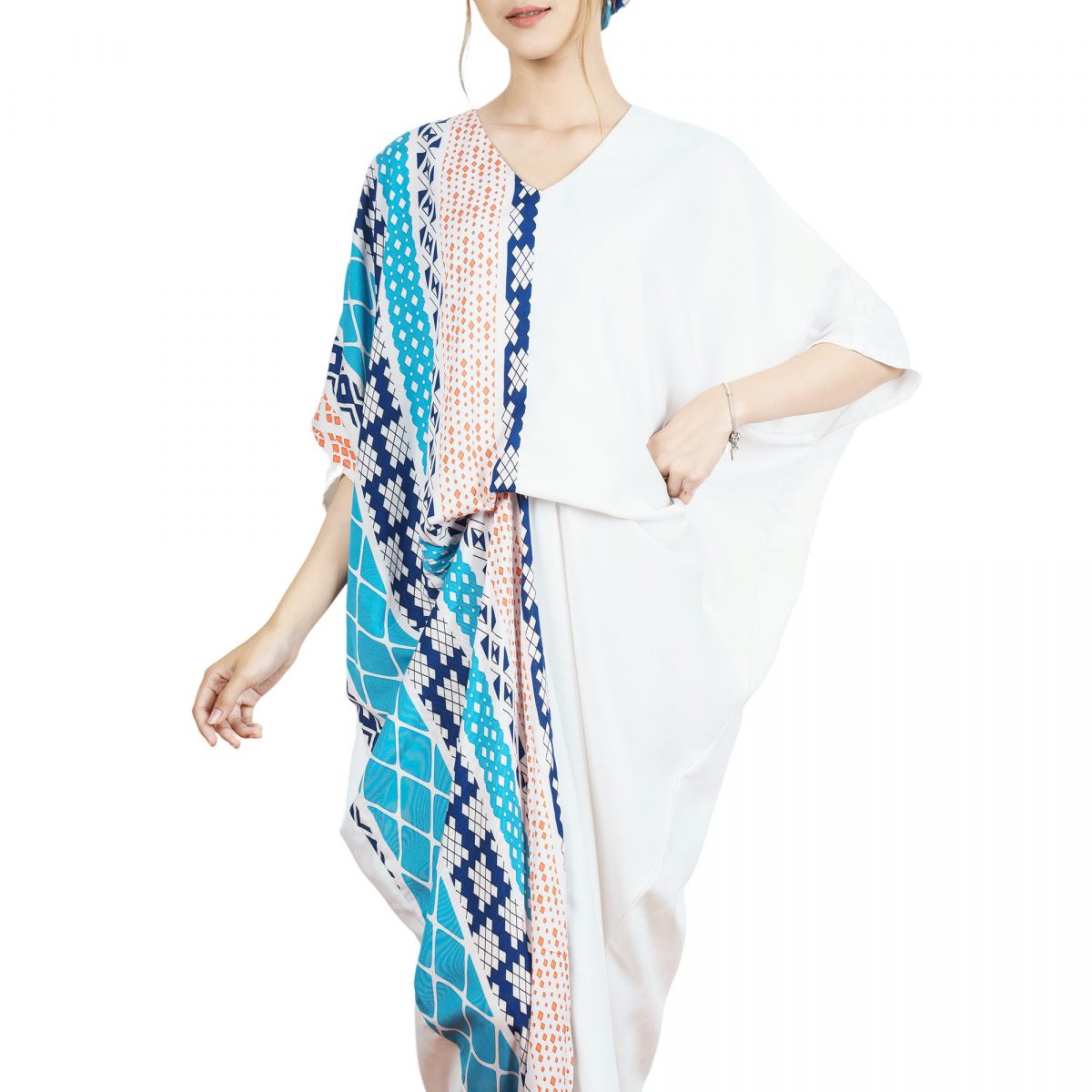Dewayani Kaftan Cream Tosca - Image 2