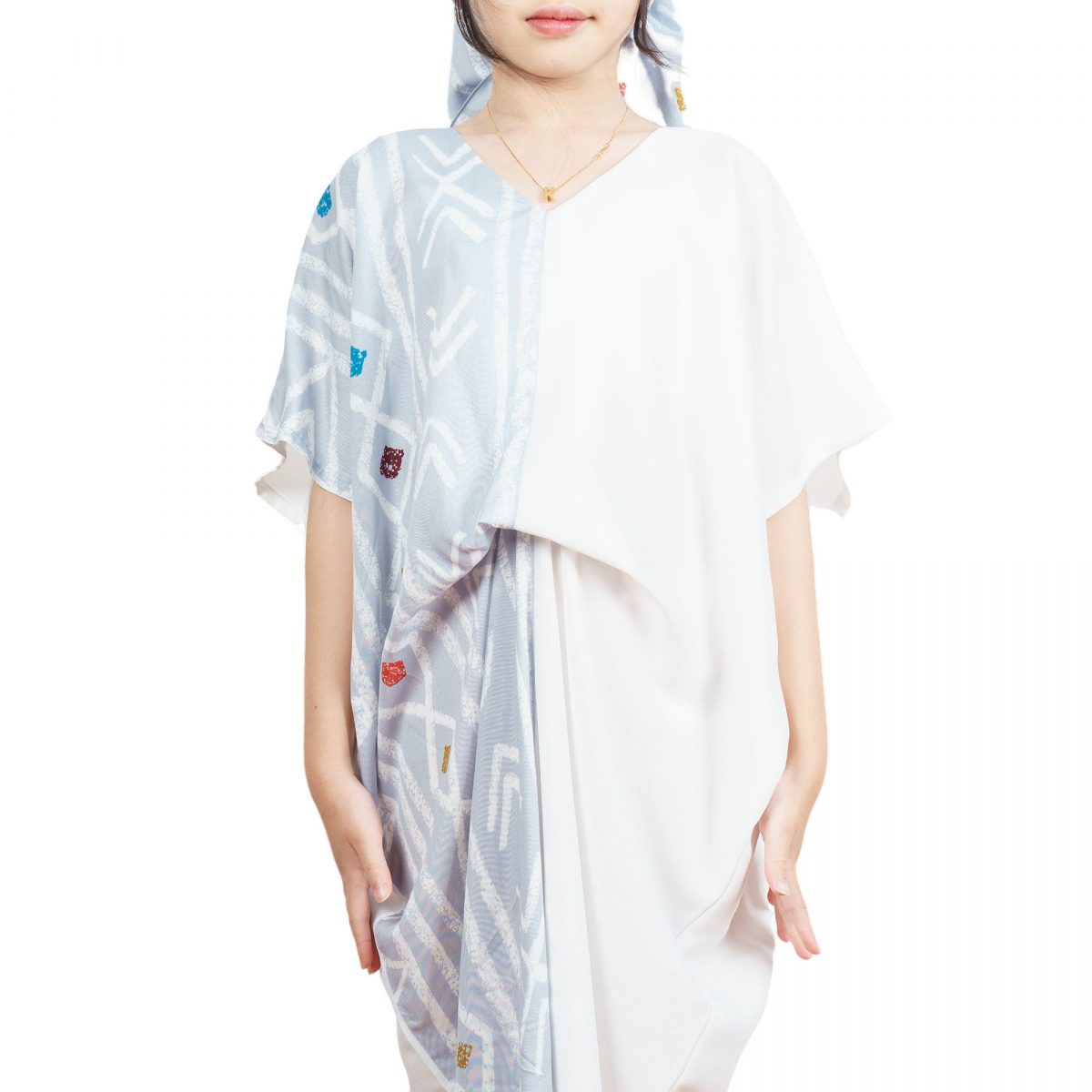 Dewayani Kaftan Kids Grey - Image 2