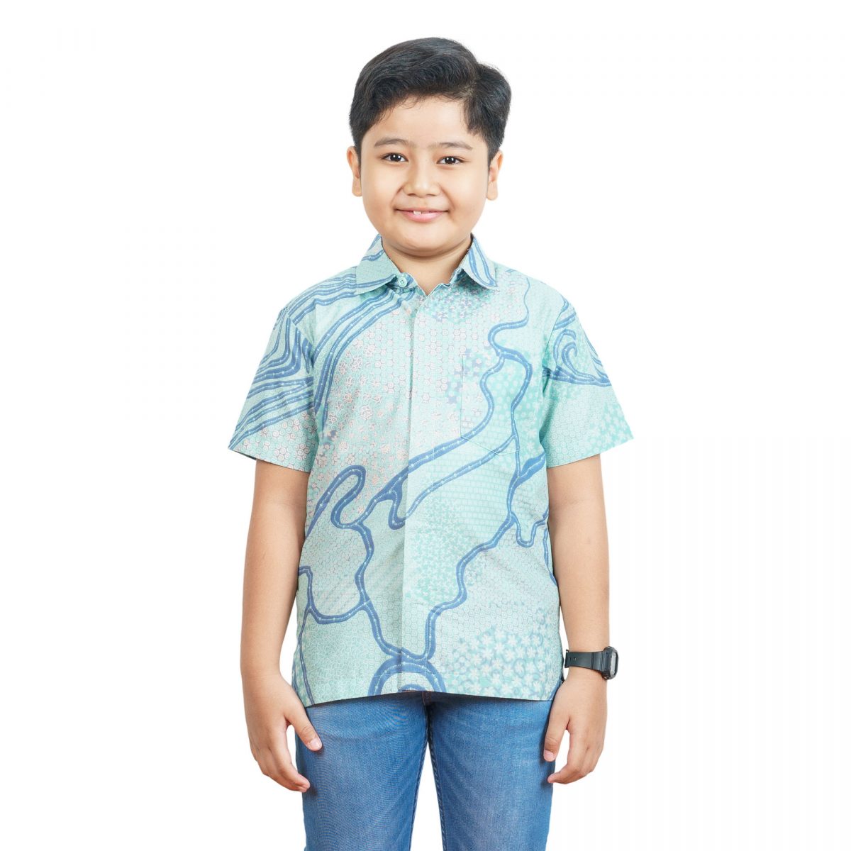 Azura Shirt Kids Green