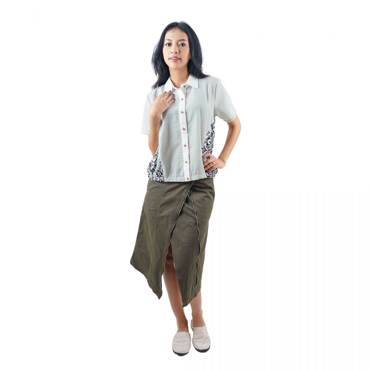 Yanara Shirt Green - Image 6