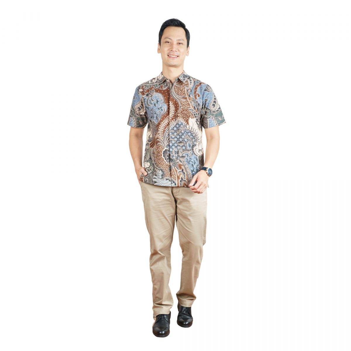 Azlan Shirt Brown - Image 6