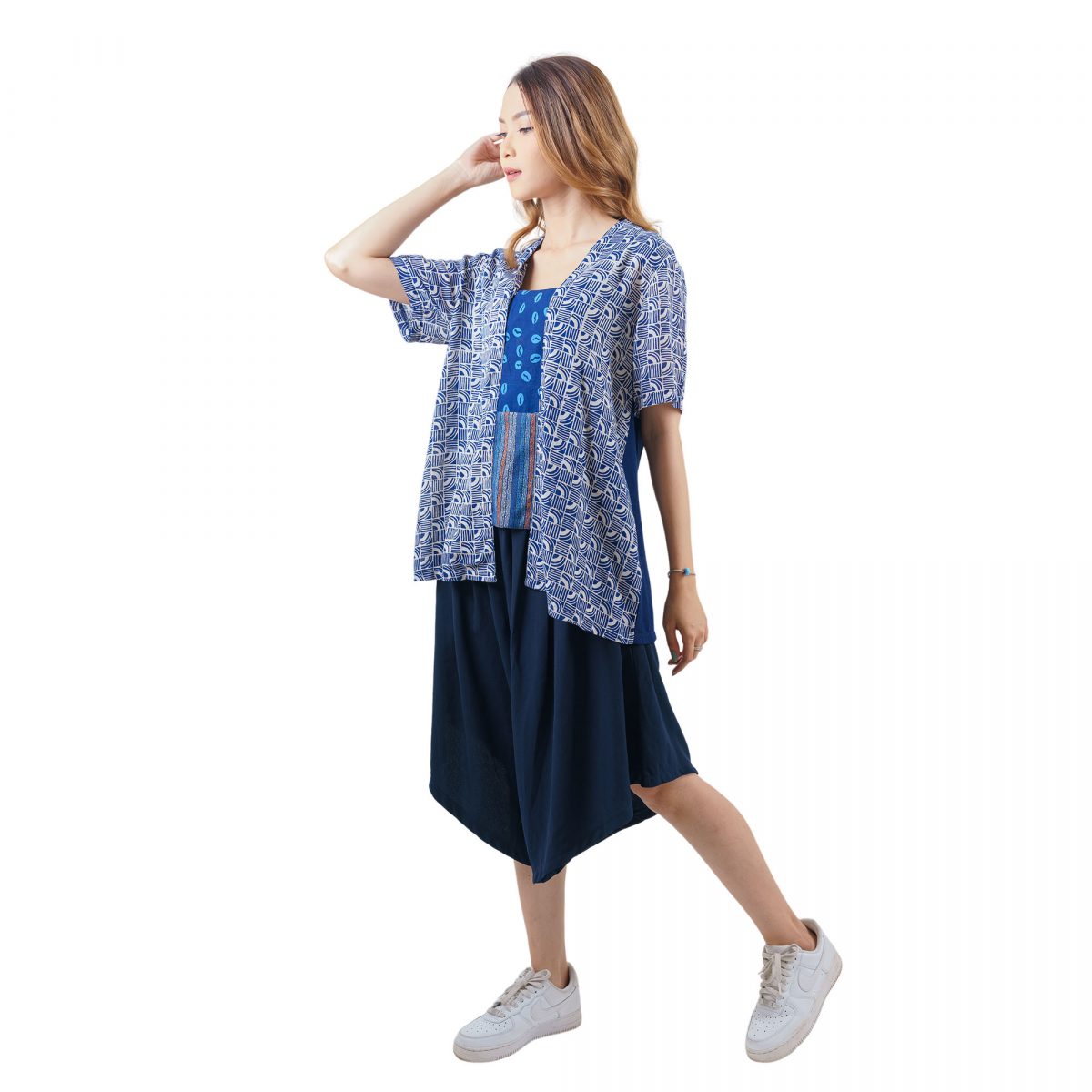 Laica Blouse Navy - Image 4