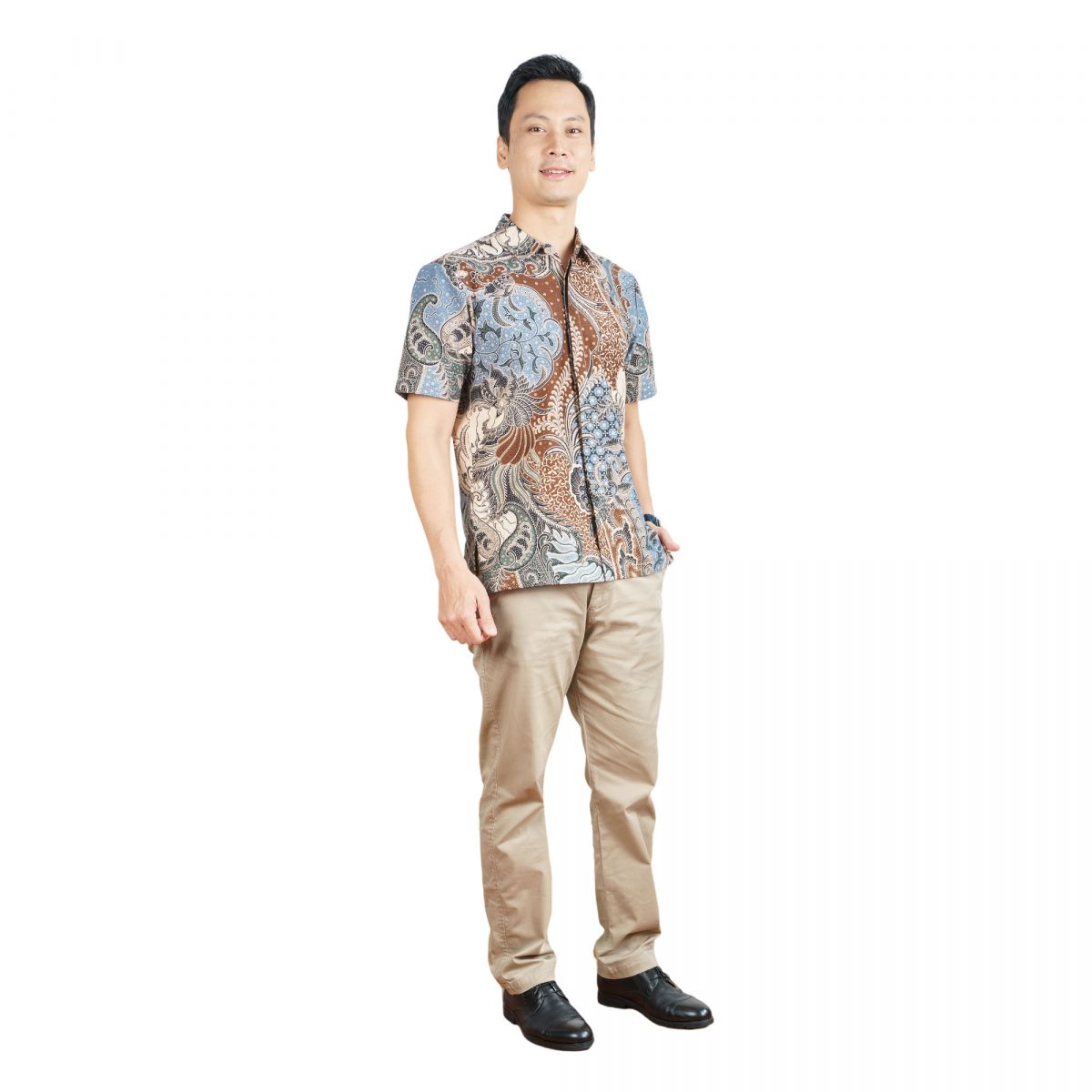 Azlan Shirt Brown - Image 3