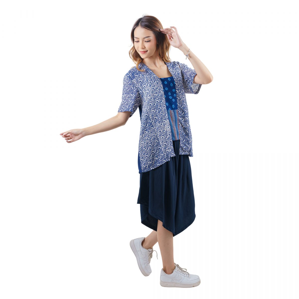 Laica Blouse Navy - Image 3