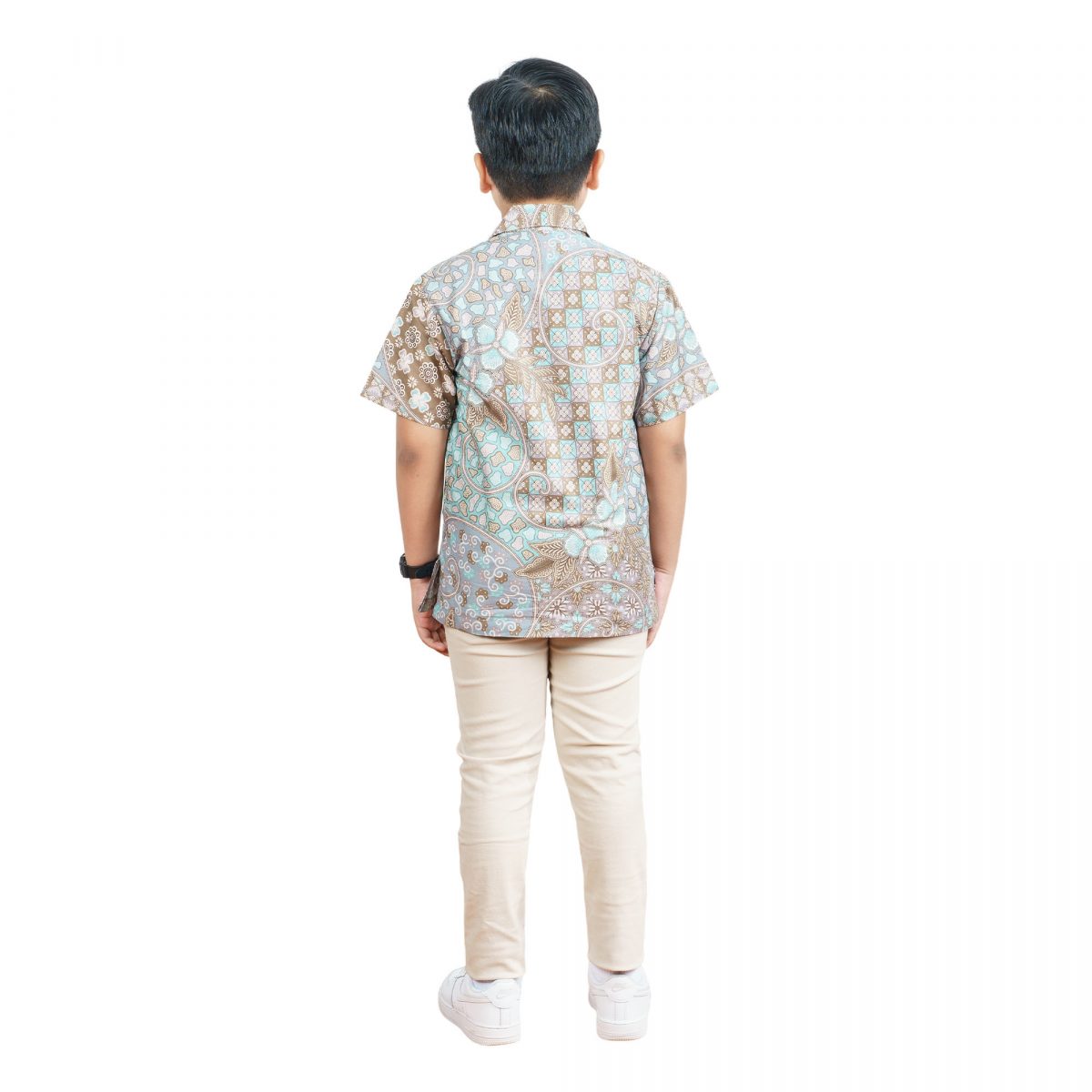Terence Shirt Kids Green - Image 5