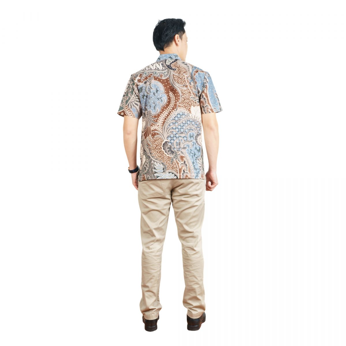 Azlan Shirt Brown - Image 5