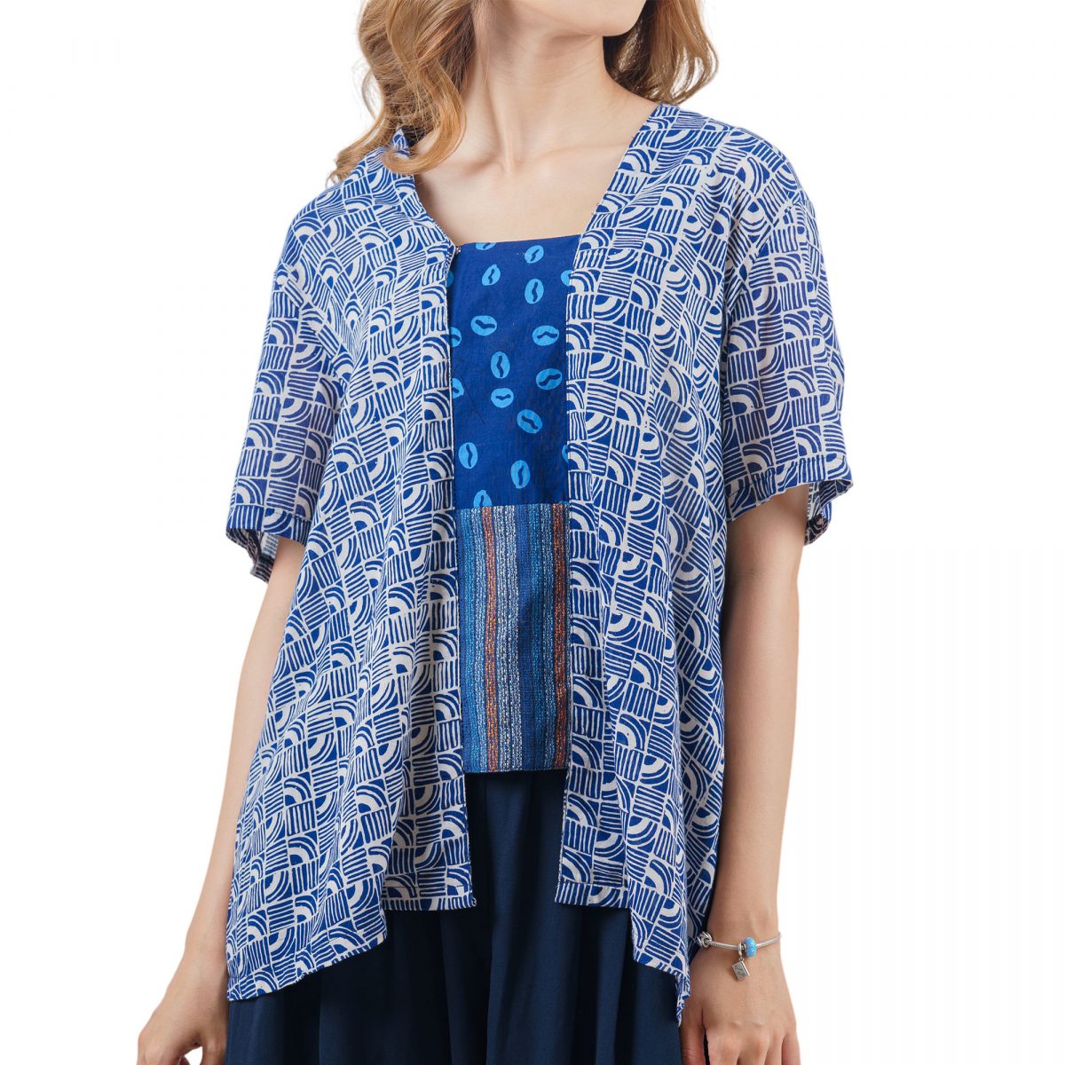 Laica Blouse Navy - Image 2