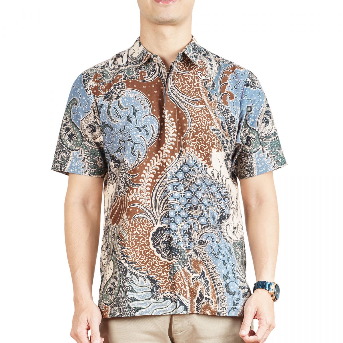 Azlan Shirt Brown - Image 2