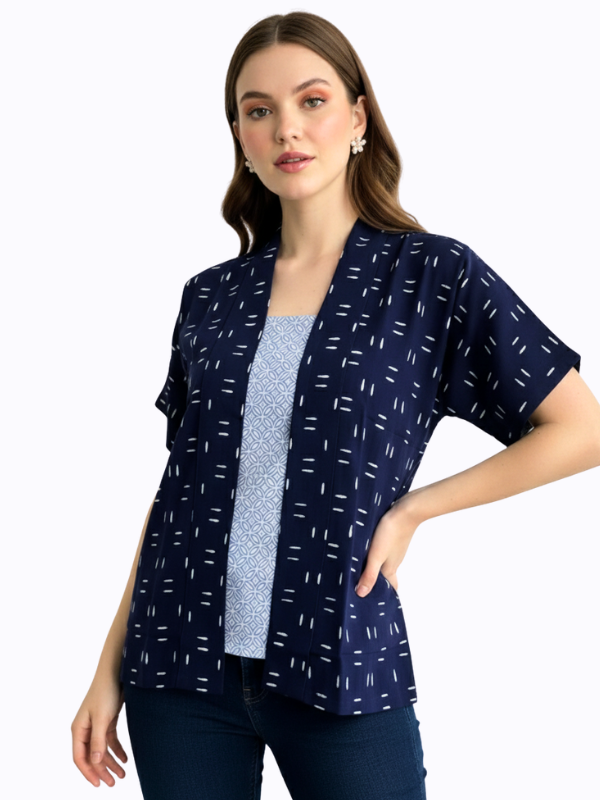 Nadia Blouse Navy
