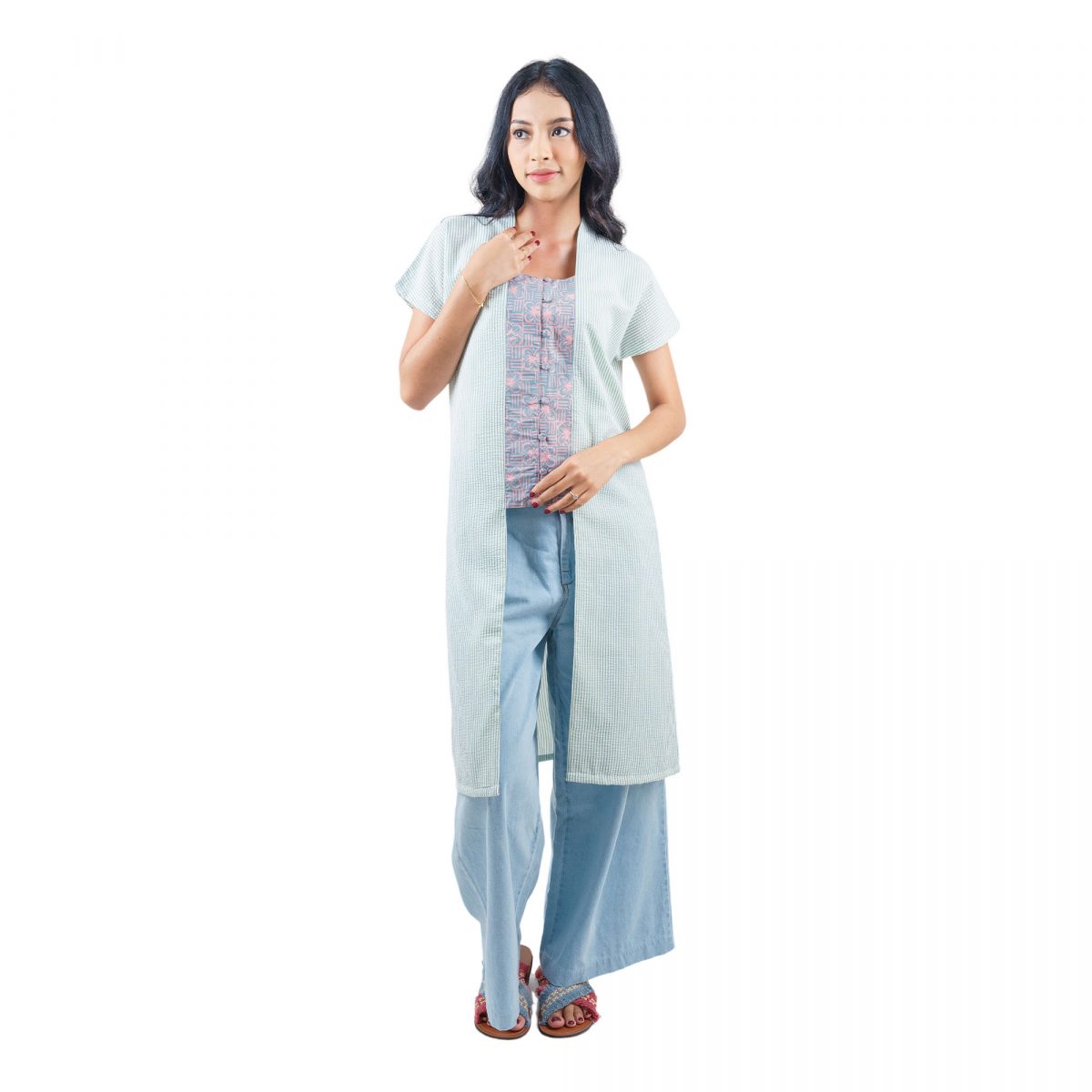 Lessie Tunic Stripe Green - Image 6