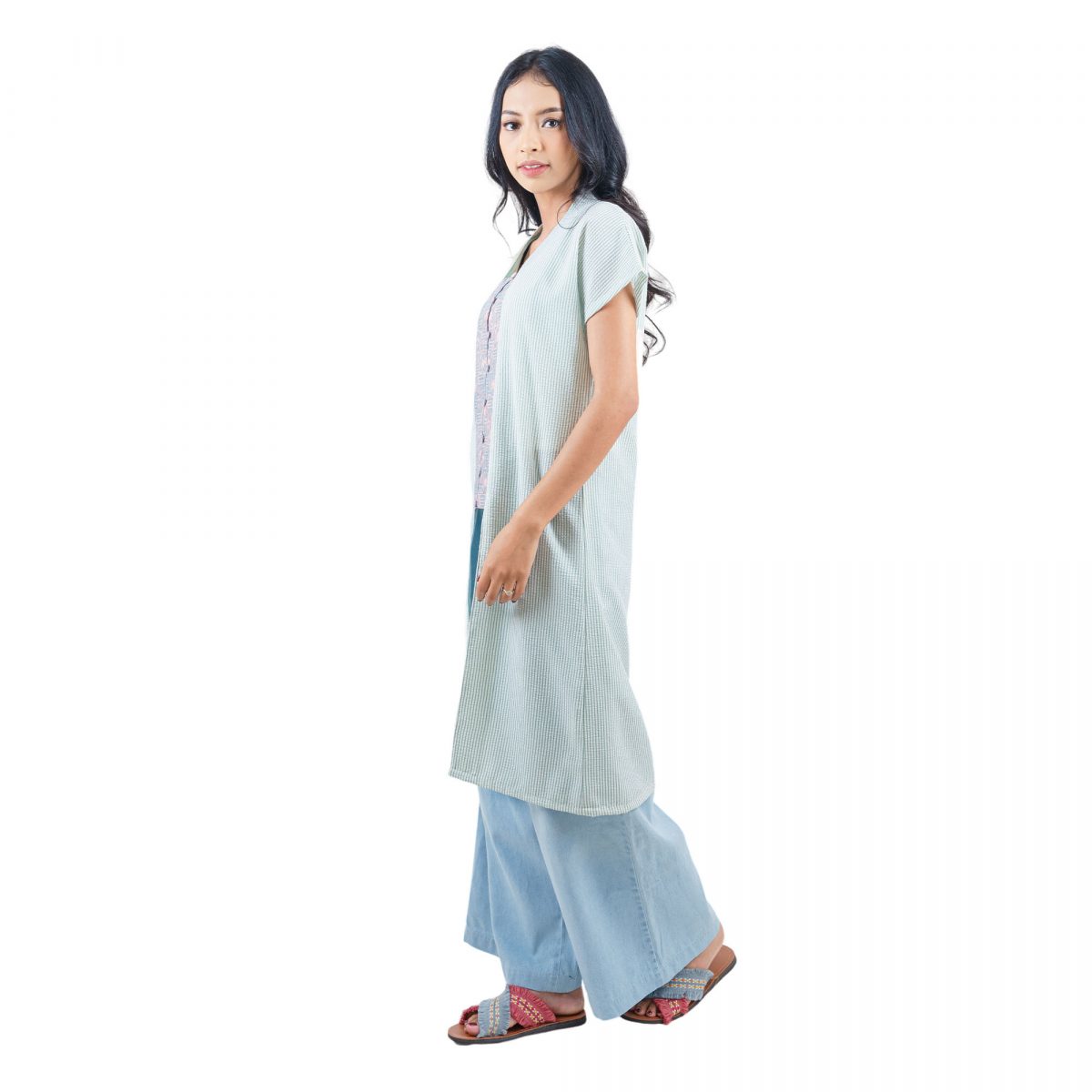 Lessie Tunic Stripe Green - Image 4