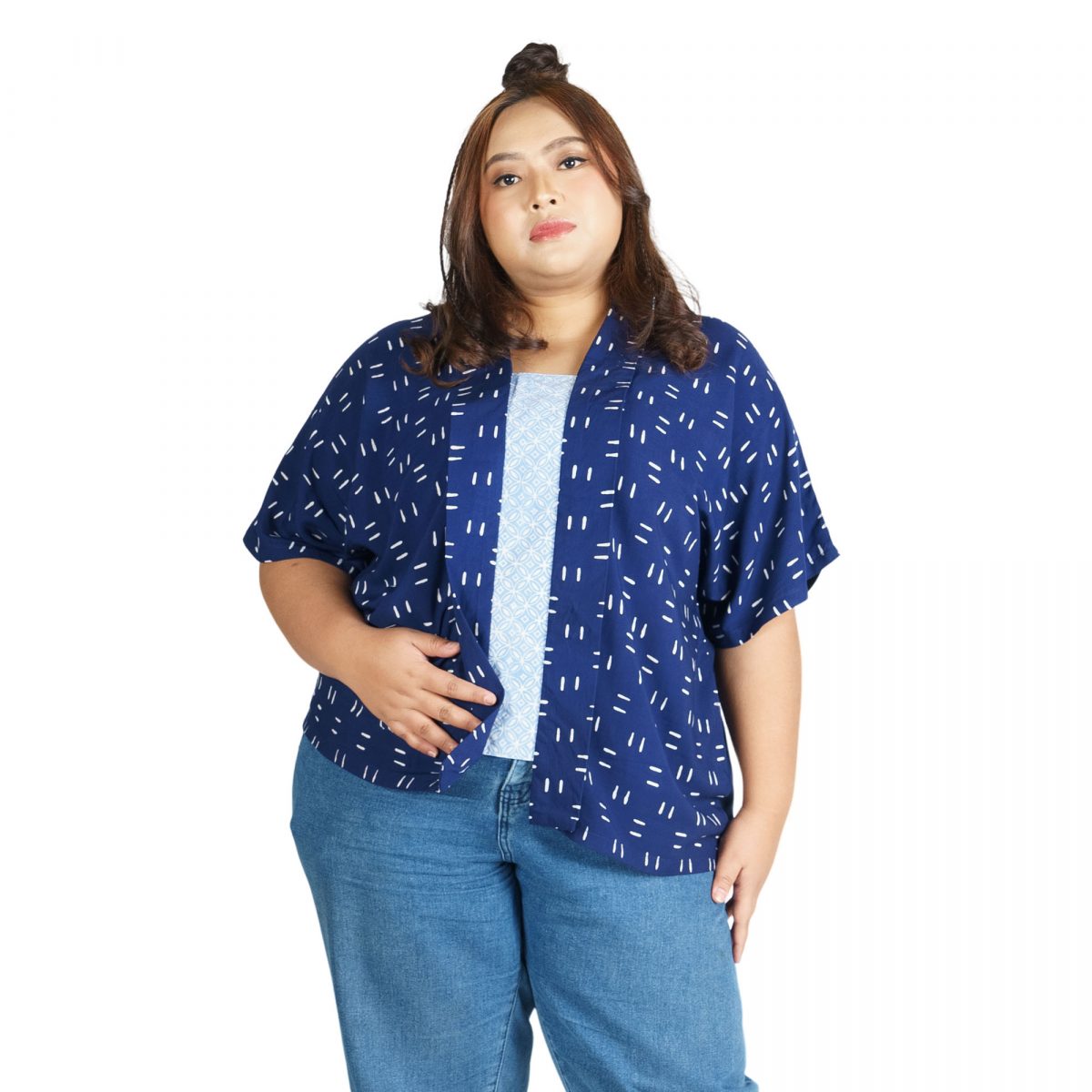 Nadia Blouse Navy