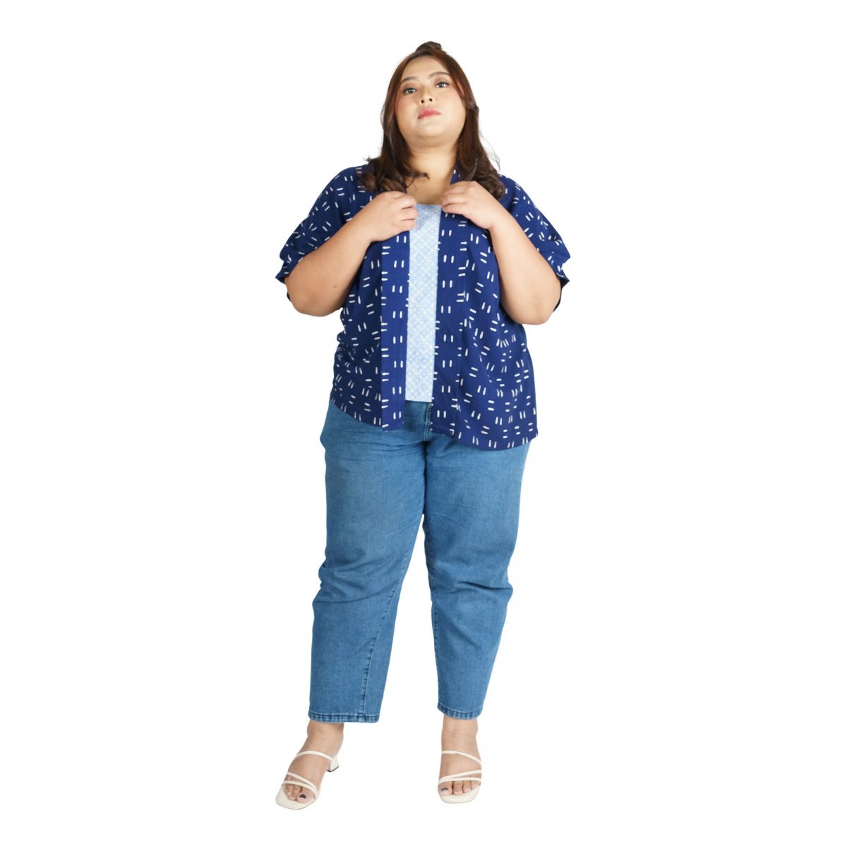 Nadia Blouse Navy - Image 6