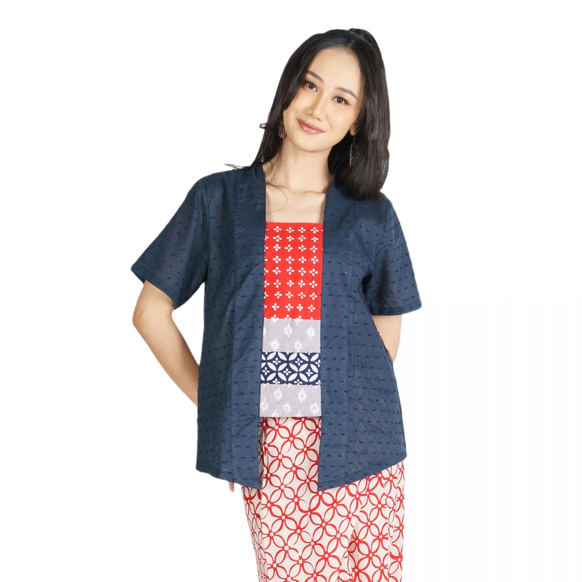 Cerita Blouse Navy