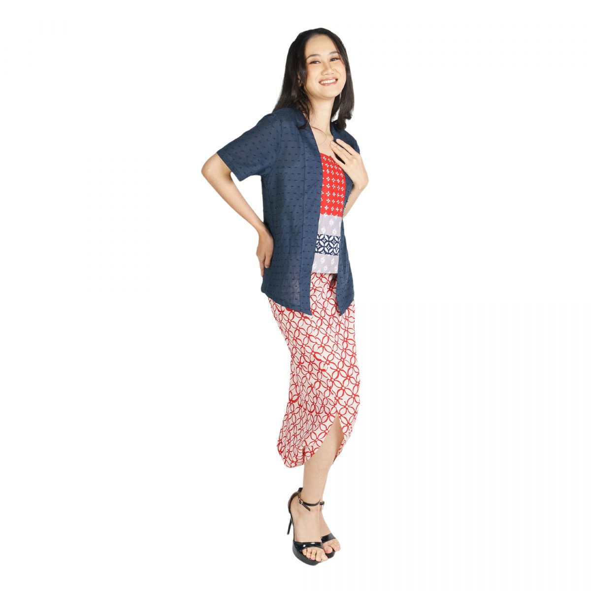 Cerita Blouse Navy - Image 4