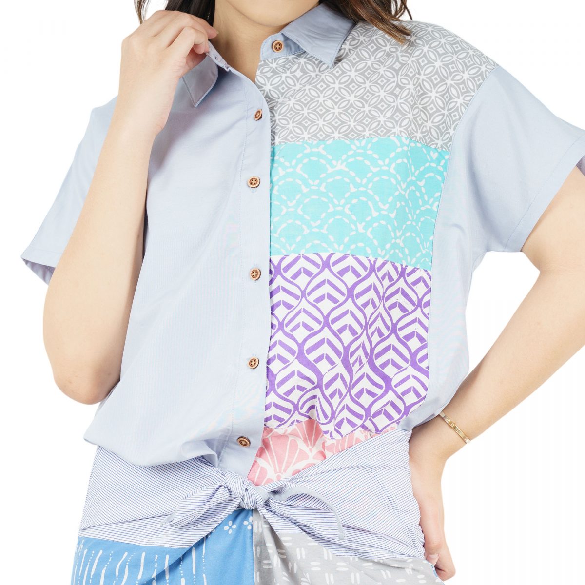 Modest Shirt Grey - Image 2
