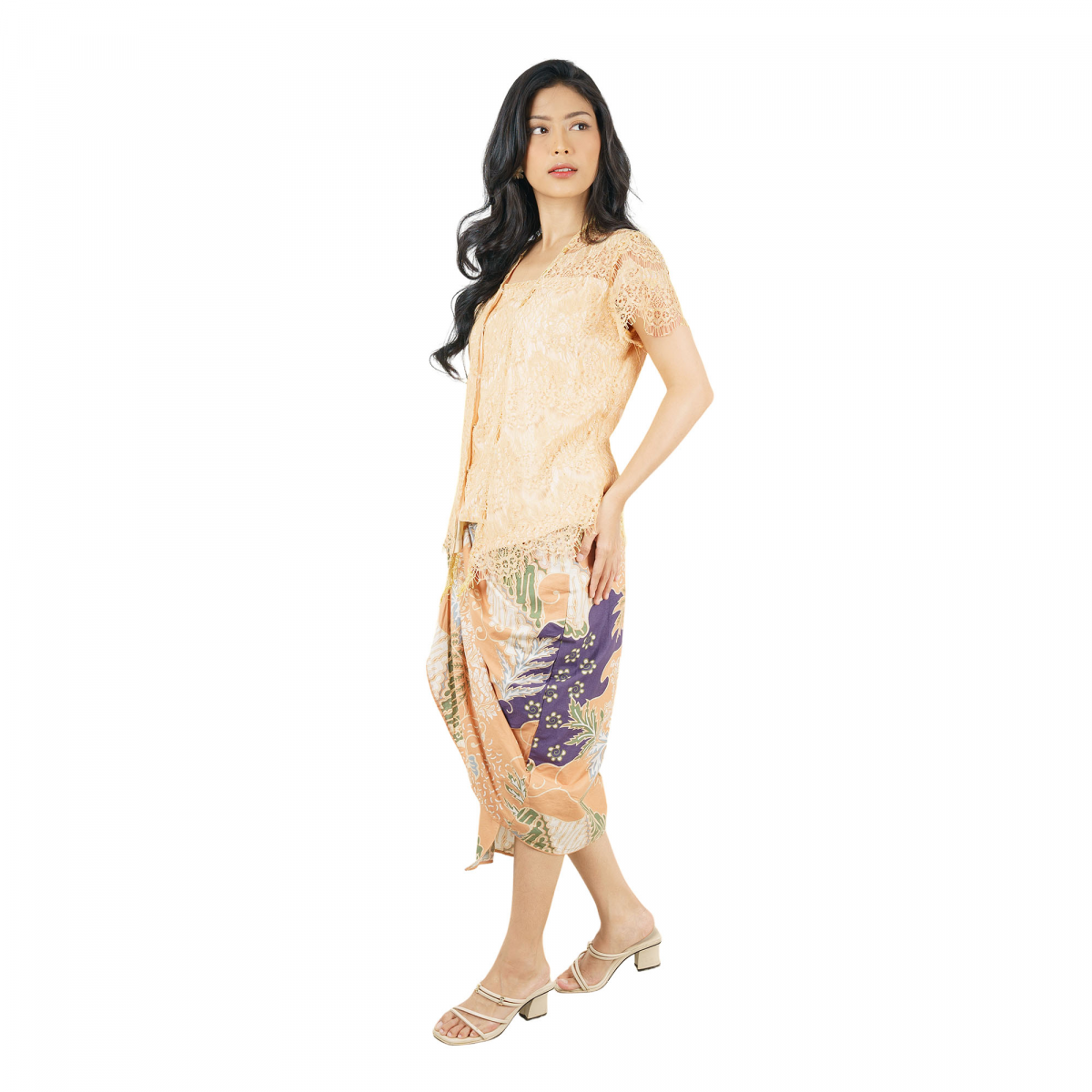 Kebaya Lace Yellow - Image 4