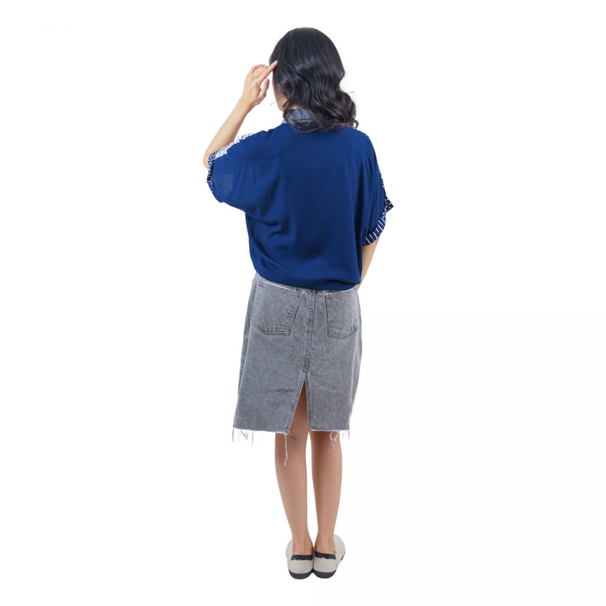 Esther Shirt Navy - Image 5