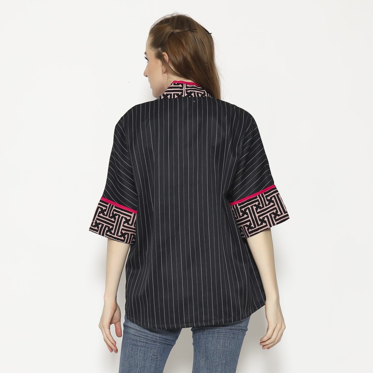 Divya Blazer Black Pink - Image 5