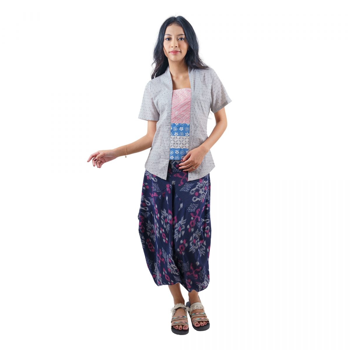 Cerita Blouse Grey - Image 6