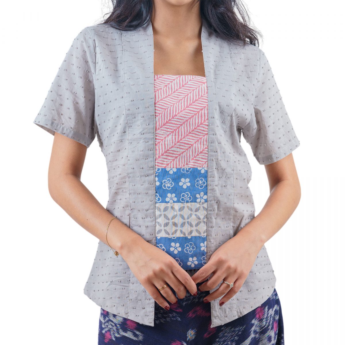 Cerita Blouse Grey - Image 2