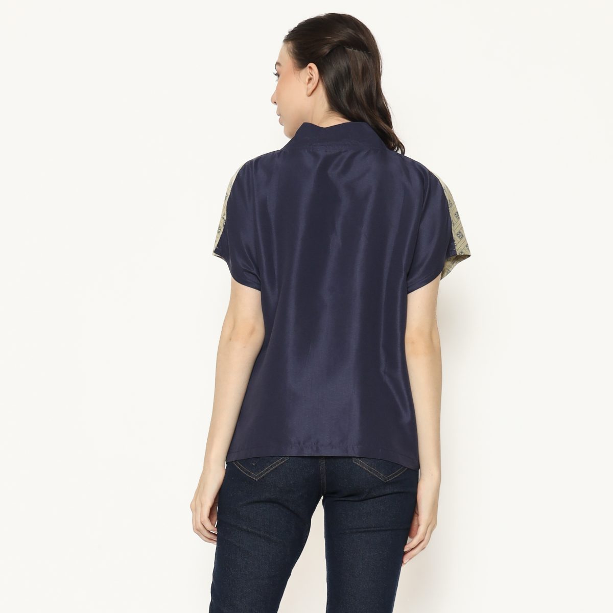 Olivia Blouse Olive Green - Image 4