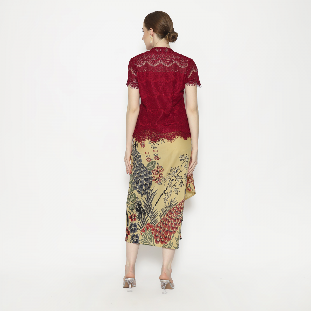 Kebaya Lace Red - Image 5