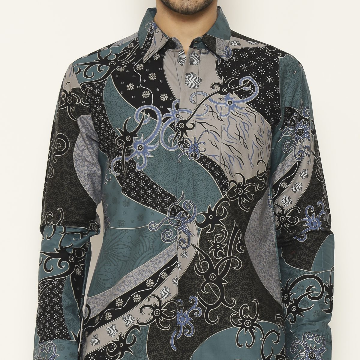 Fahran Shirt Teal - Image 2