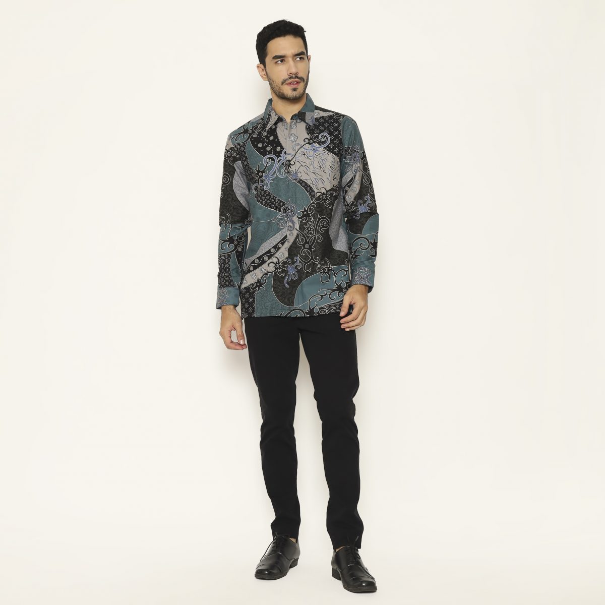 Fahran Shirt Teal - Image 6