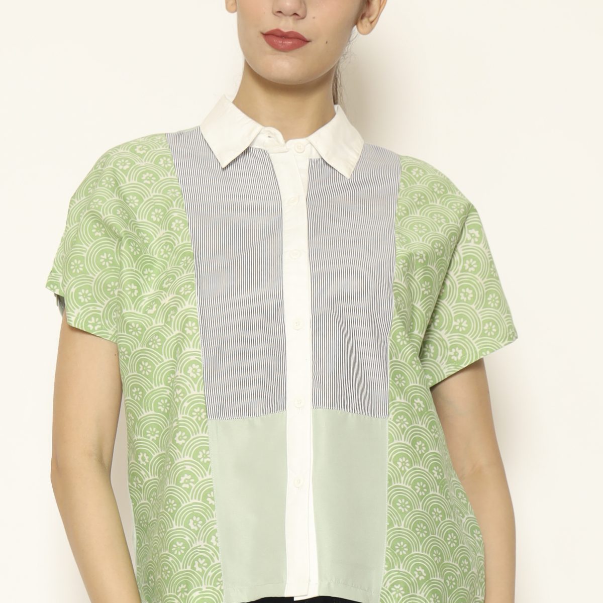 Patricia Shirt Cloud Green - Image 2