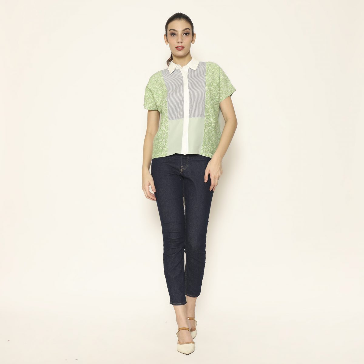 Patricia Shirt Cloud Green - Image 5