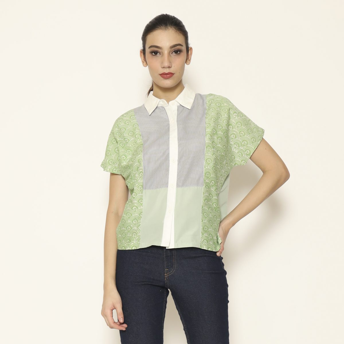 Patricia Shirt Cloud Green