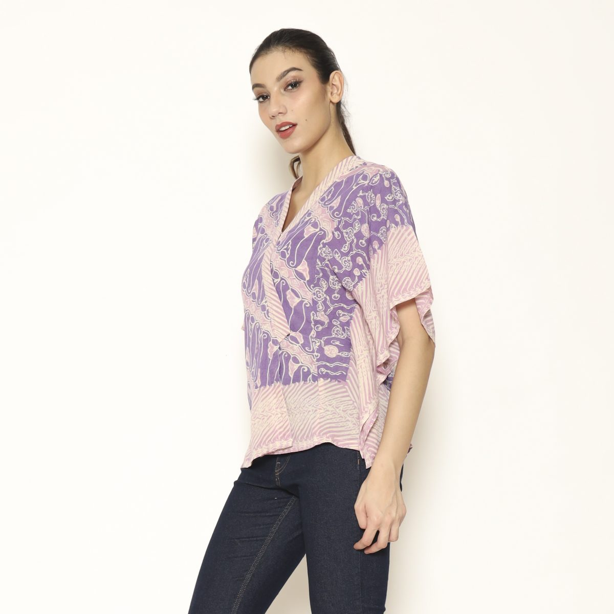 Leona Blouse Purple - Image 3