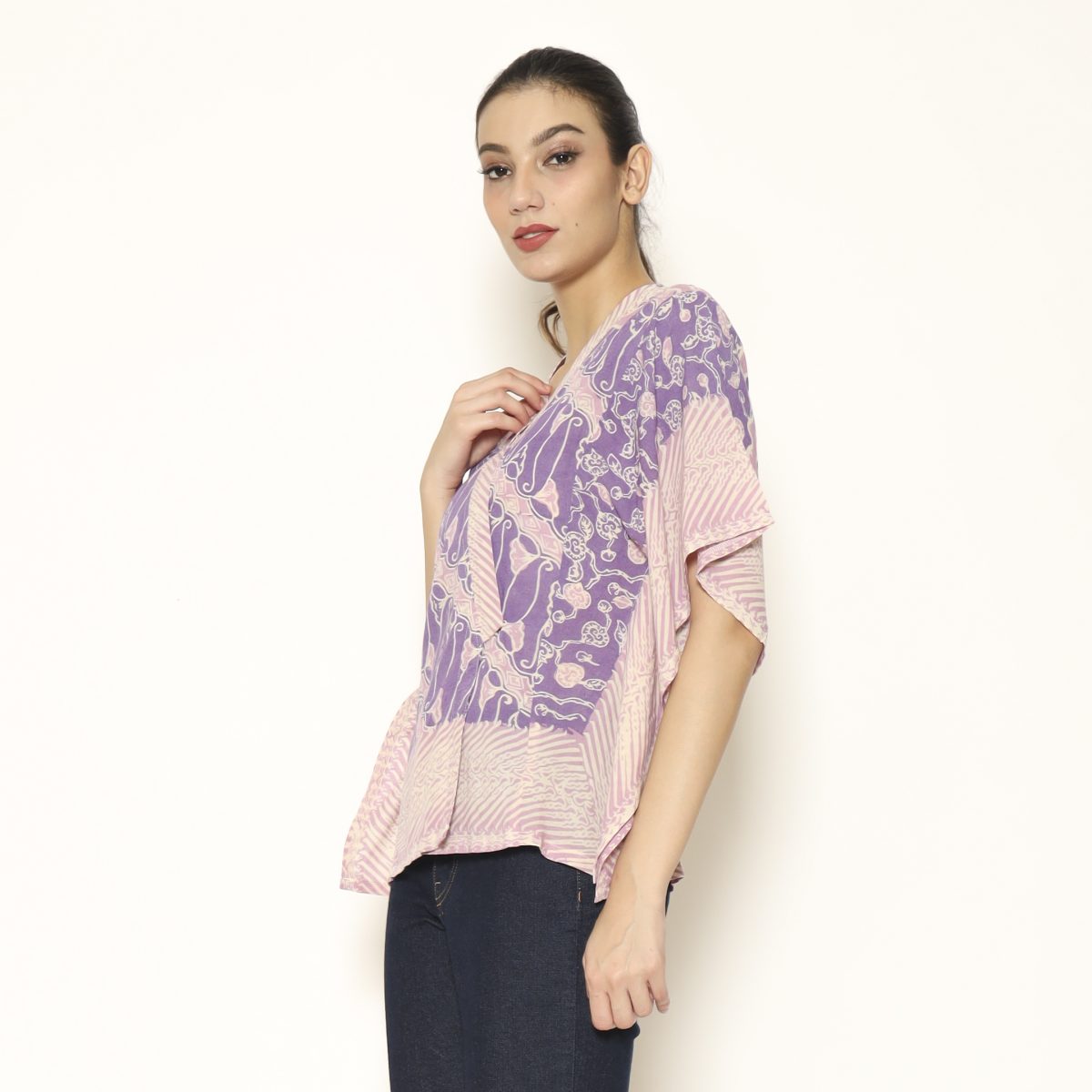 Leona Blouse Purple - Image 4