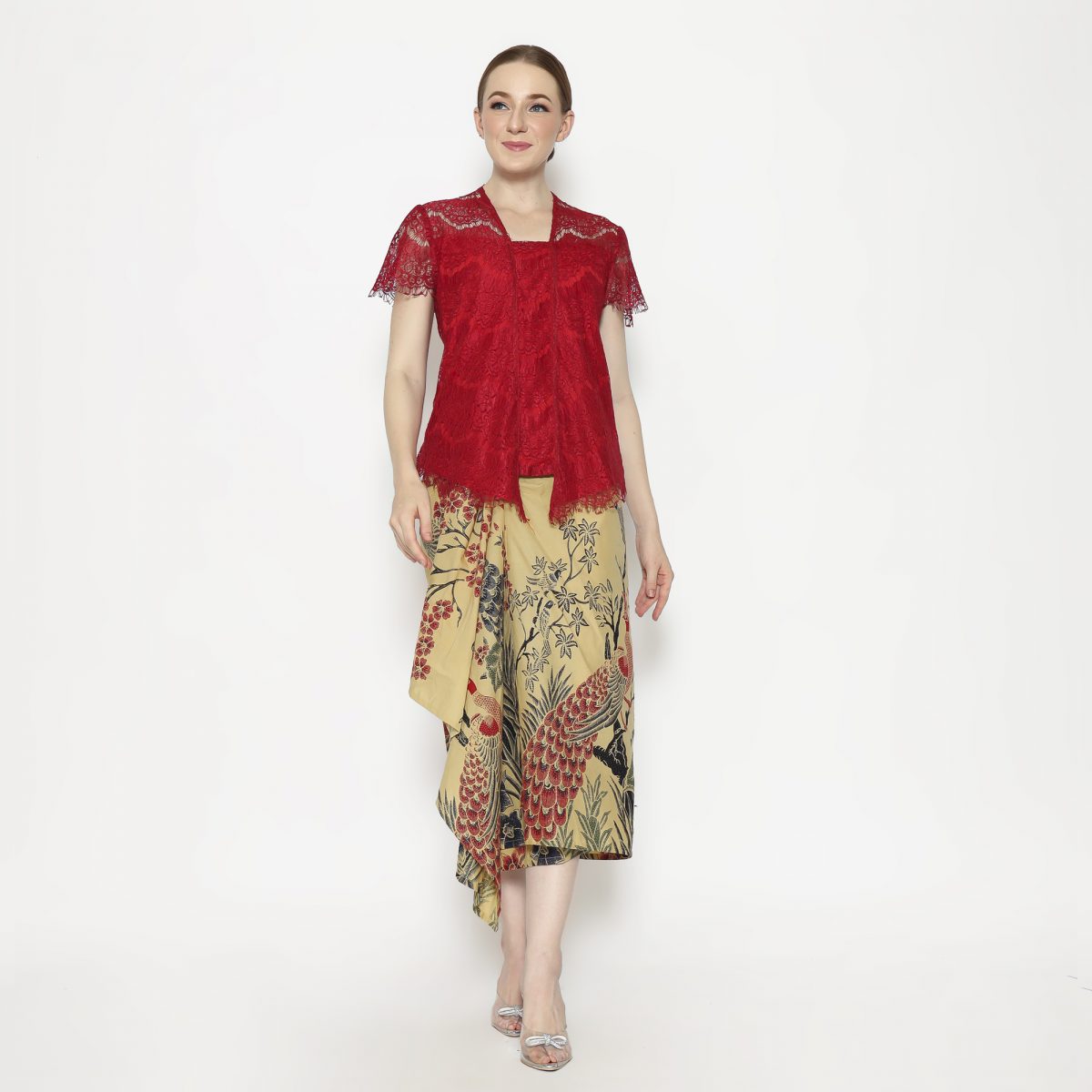 Kebaya Lace Red - Image 6